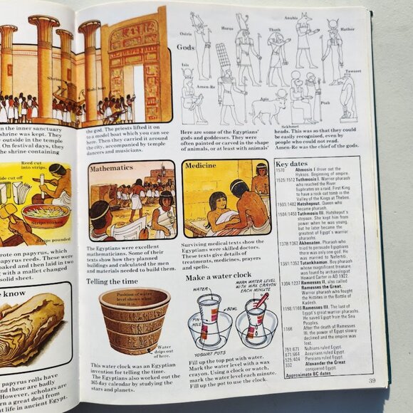 The Usborne Book of World History Hardcover Book Textbook Homeschooling Curricul - Picture 13 of 16